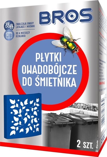Изображение Bros Pytka owadobójcza do mietnika 2 szt.