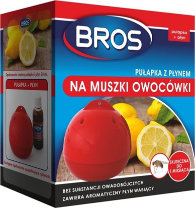 Изображение Bros Puapka z pynem na muszki owocówki 1szt
