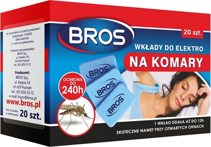 Picture of Bros Wkady do elektro na komary 20szt.