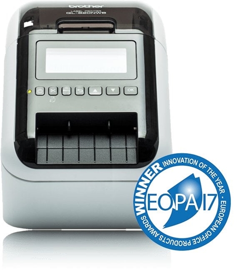 Picture of Brother QL-820NWBC Label Printer Direct Heat Color 300 x 600 DPI Wired & Wireless DK