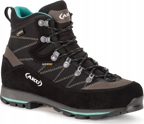 Picture of Buty trekkingowe damskie Aku W'S TREKKER LITE III WIDE GTX, black/ mint, 39.5