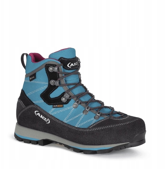 Picture of Buty trekkingowe damskie Aku W'S TREKKER LITE III WIDE GTX, turquoise/ grey, 39.5