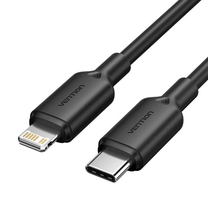Изображение CABLE USB-C TO LIGHTNING/2M BLACK LAKBH VENTION