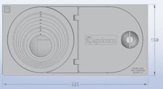 Picture of Capricorn Osadnik rynnowy Q3 brzowy (9-9300-000-00-01-07)