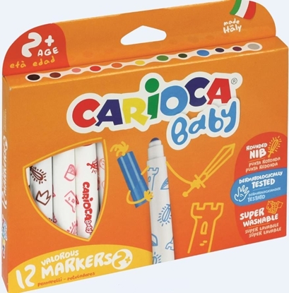 Picture of Carioca Flamastry Maxi Baby, 12 kolorów (134326)