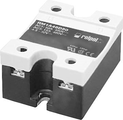Изображение Carlo Gavazzi Przekanik póprzewodnikowy jednofazowy 42-440V AC 50A 4-32V DC (RM1A40D50)