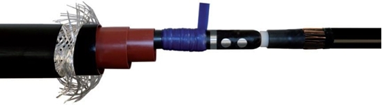 Picture of Cellpack Gowica konektorowa ktowa 16-95mm2 CWS 250A 24kV 16-95/M/EGA z kocówkami rubowymi 295167 komplet na 3 yy (295167)