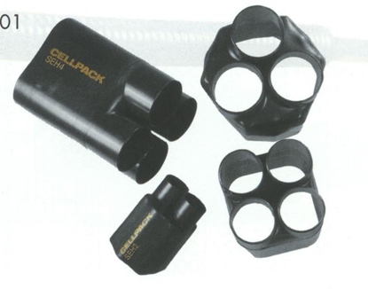 Attēls no Cellpack Palczatka termokurczliwa 4-palczasta z klejem SEH4 95-240mm - 166972