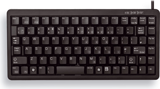 Picture of Cherry Compact Keyboard, QWERTY, 83 keys, Combi USB/PS2, Black