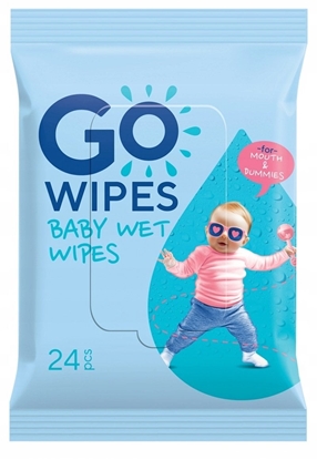 Изображение Chusteczki nawilane dla noworodków GOWIPES, 24 szt.