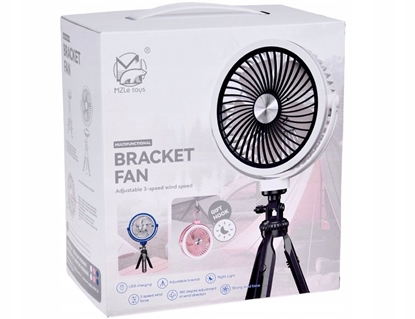 Picture of Cichy Wiatrak biurkowy Wentylator Bezprzewodowy USB 3 x nawiew ZA5609