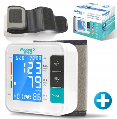 Picture of CINIENIOMIERZ NADGARSTKOWY CZYTELNY DUY EKRAN ARYTMIA Webber Med A11