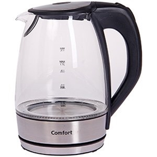 Picture of Comfort HHB-1749 Glass Electric Kettle 1.7l