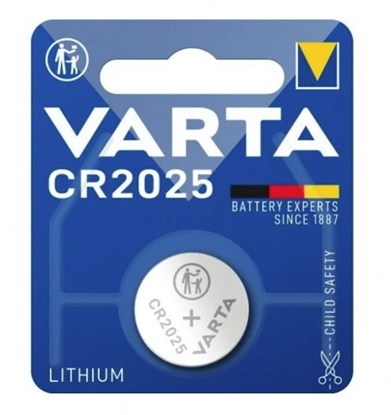 Attēls no CR2025 baterijas Varta litija 6025 iepakojumā 1 gb.