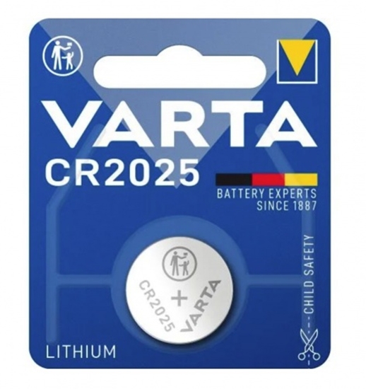 Picture of CR2025 baterijas Varta litija 6025 iepakojumā 1 gb.