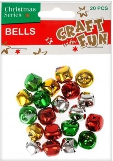 Изображение Craft with Fun Ozdoba dekoracyjna dzwoneczki 20el