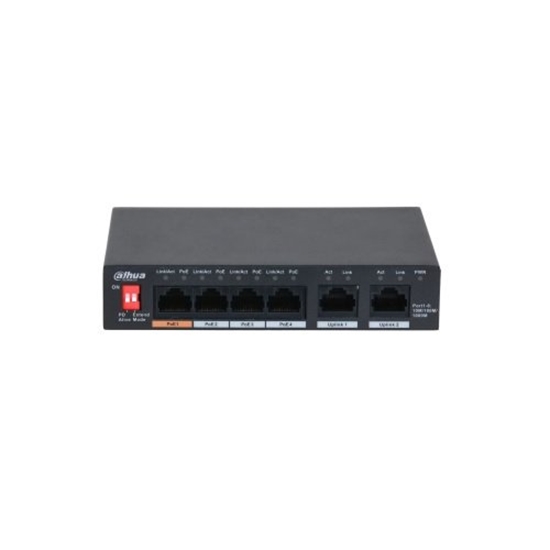 Изображение Dahua PFS3006-4GT-60 PoE Switch 6 Ports / 60W