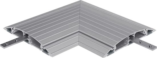 Picture of Dataflex Addit cable protector, corner-connection 482, silver