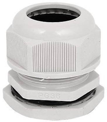 Изображение Dawnica kablowa 25-33mm IP67 gwint calowy jasnoszara PG36