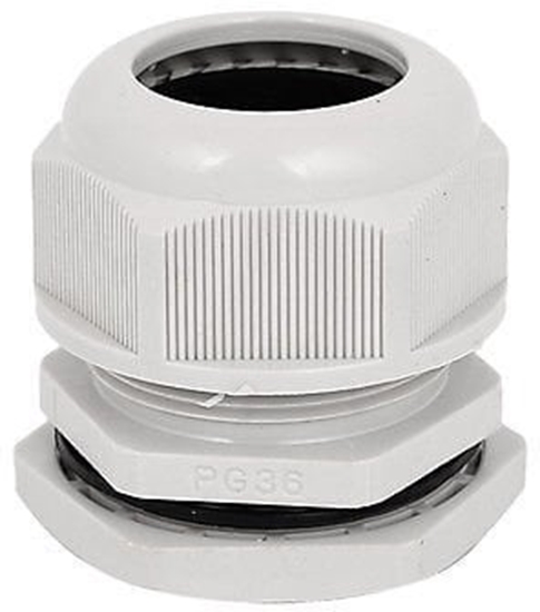 Изображение Dawnica kablowa 25-33mm IP67 gwint calowy jasnoszara PG36