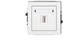 Picture of adowarka Karlik DECO Mechanizm adowarki USB pojedynczej, 5V, 1A, biay mat 25DCUSB-1