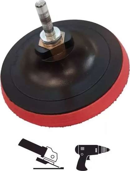 Изображение Dedra Dysk mocujcy z rzepem M14, 150mm + trzpie do wiertarki