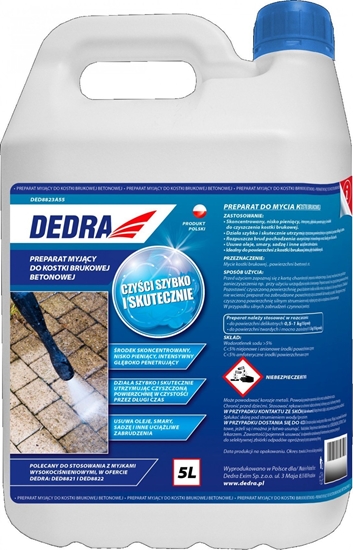 Picture of Dedra Preparat myjcy 5L do kostki brukowej betonowej