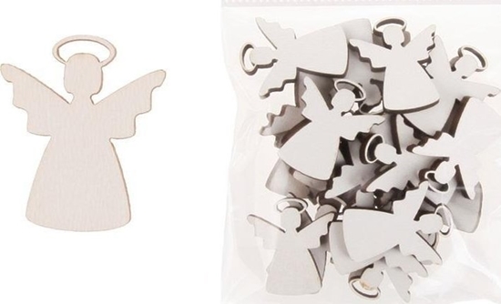 Picture of Dekoracja drewniana 24szt Anio