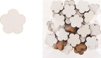 Picture of Dekoracja drewniana 36szt Kwiat may