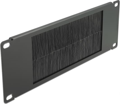 Picture of Delock 10″ Cable Management Brush Strip 2U black