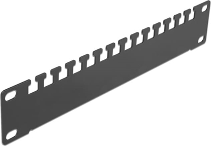 Picture of Delock 10″ Cable support rail 1U black