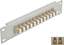 Attēls no Delock 10″ Fiber Optic Patch Panel 12 Port LC Duplex beige 1U grey