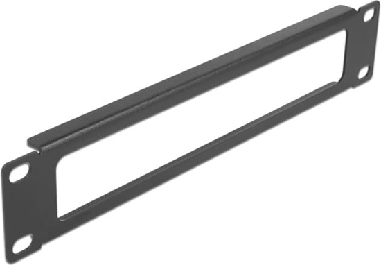 Picture of Delock 10″ Network Cabinet Panel with opening 1U black