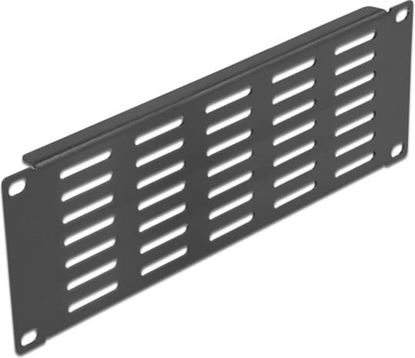 Picture of Delock 10″ Network Cabinet Panel with ventilation slots horizontal 2U black