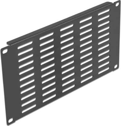 Picture of Delock 10″ Network Cabinet Panel with ventilation slots horizontal 3U black