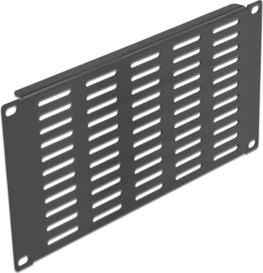 Picture of Delock 10″ Network Cabinet Panel with ventilation slots horizontal 3U black