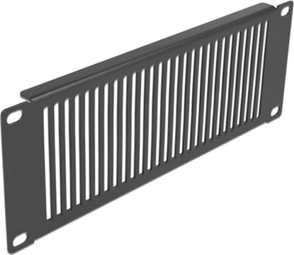 Picture of Delock 10″ Network Cabinet Panel with ventilation slots vertical 2U black
