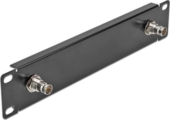 Picture of Delock 10″ Panel with 2 x BNC jack 1U black