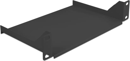 Picture of Delock 10″ Shelf for network cabinet 1U black