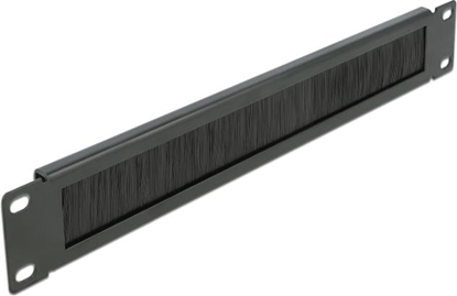 Picture of Delock 19″ Cable Management Brush Strip 1U black