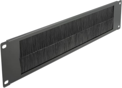 Picture of Delock 19″ Cable Management Brush Strip 2U black
