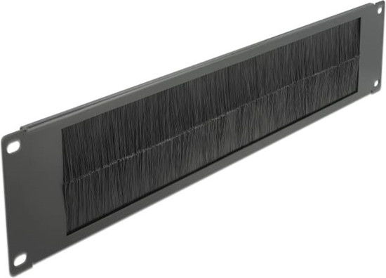 Picture of Delock 19″ Cable Management Brush Strip 2U black