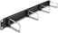Picture of Delock 19″ Cable Management Brush Strip with 4 metal hooks 1U black