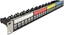 Picture of Delock 19″ Keystone Patch Panel 24 port with cable fixing rail, labelling field and dust protection 1U black