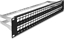 Изображение Delock 19″ Keystone Patch Panel 48 port with strain reliefs 2U black