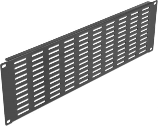 Picture of Delock 19″ Network Cabinet Panel with ventilation slots horizontal 3U black