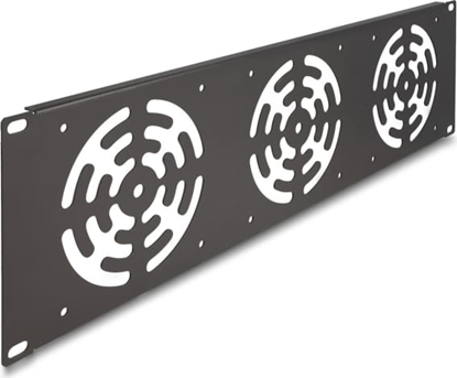 Picture of Delock 19″ Rack Cover for 3 fans 120 x 120 mm 3U dark grey