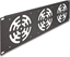 Изображение Delock 19″ Rack Cover for 3 fans 120 x 120 mm 3U dark grey