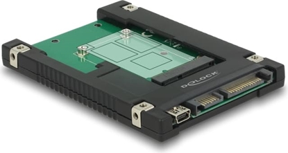 Picture of Delock 2.5″ Converter SATA 22 pin / USB 2.0 Type Mini-B > 1 x mSATA / Mini PCIe Slot