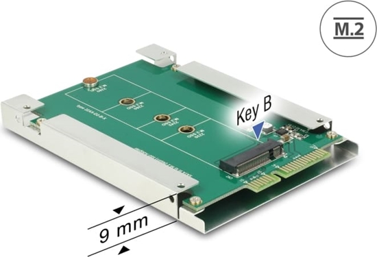 Изображение Delock 2.5″ Converter SATA 22 Pin > M.2 NGFF